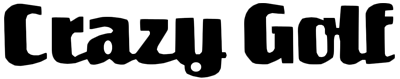 Crazy Golf logo for ZX Spectrum